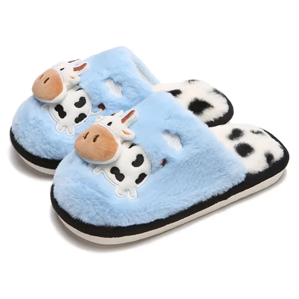 chaussons vache femme cocooning