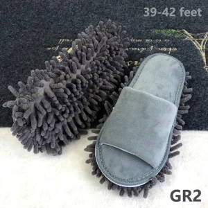 chaussons microfibregris