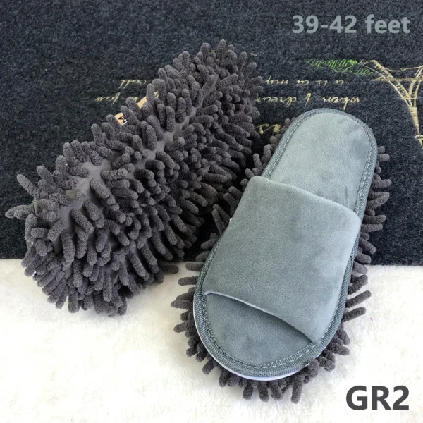 chaussons microfibregris