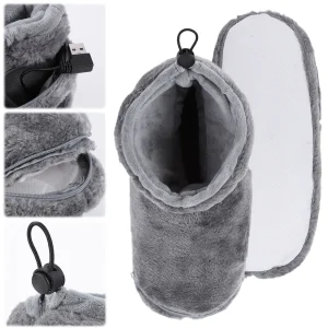 chaussons chauffants cachemire luxe