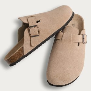 Chaussons sabots beiges Univers-chaussons