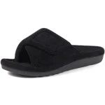 chaussons mules femme été noir