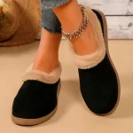 Chaussons femme fourrés antidérapants