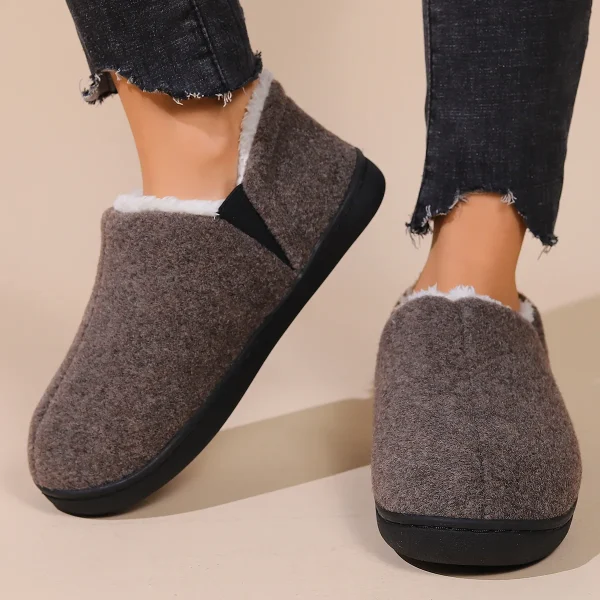 chaussons homme peau de mouton