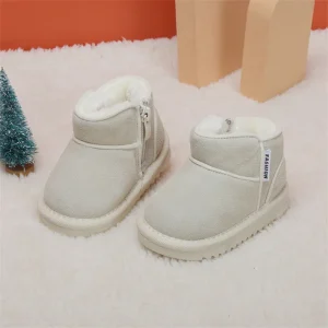 chaussons bébé laine feutrée