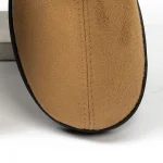 chaussons classiques en cuir