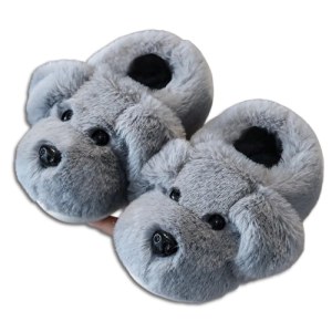 chausson chien peluche enfant