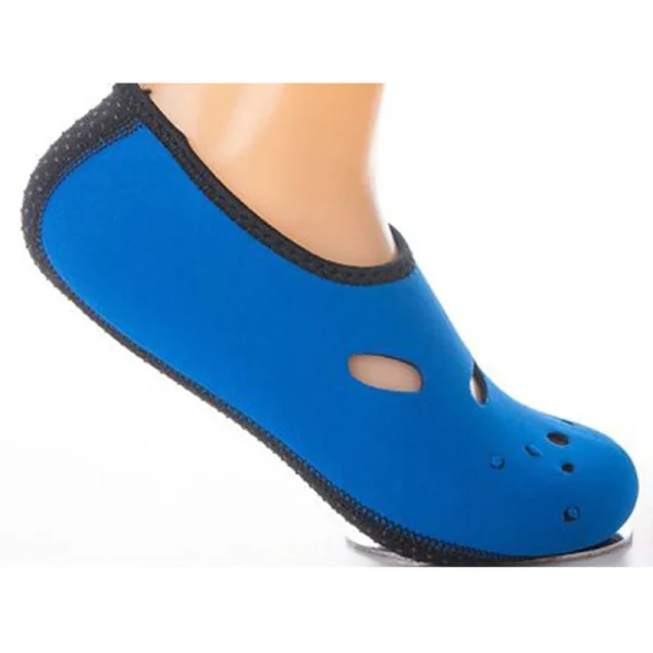 chaussons doublure polaire bleus pour bottes