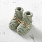 chaussons bébé en laine naissance
