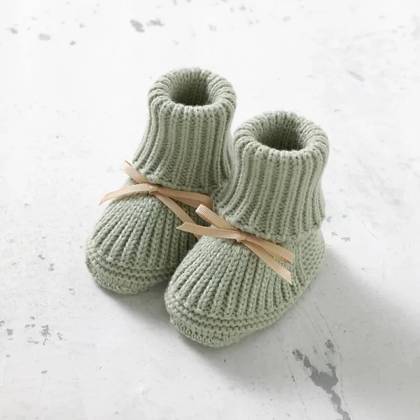 chaussons bébé en laine naissance