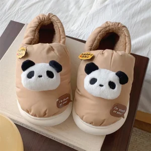 chaussons rigolos homme panda