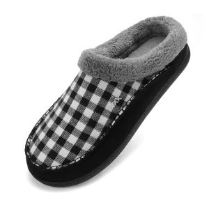 chaussons homme vintage carreaux