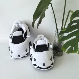 Chaussons rigolos homme plush douce confortable