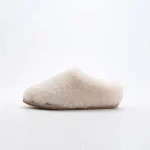 chaussons très chauds homme cocooning Blanc salle