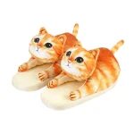 Chausson chat kawaii cocooning