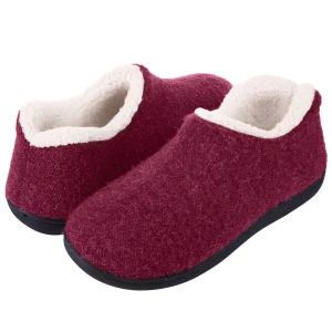 chaussons chauds femme