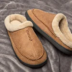 chaussons homme peau de mouton