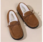 chaussons homme en peau de mouton