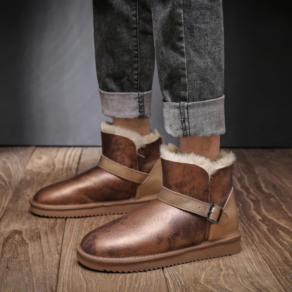 bottine chausson homme semelle antidérapante