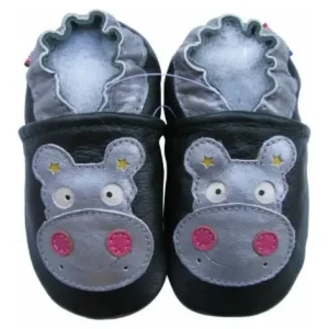 chaussons bébé cuir garçon