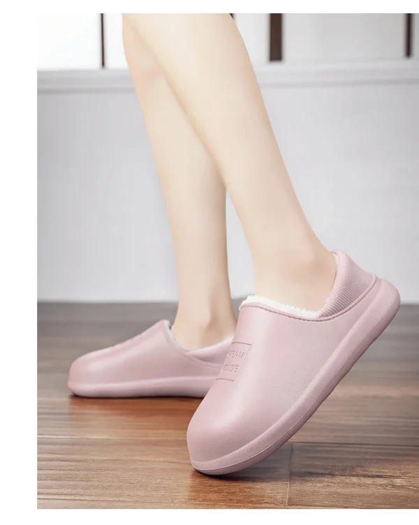 Chaussons cuir polymère homme modernes Lavandes