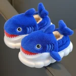 Chaussons rigolos homme bleus