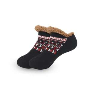 chaussons chaussettes homme noirs