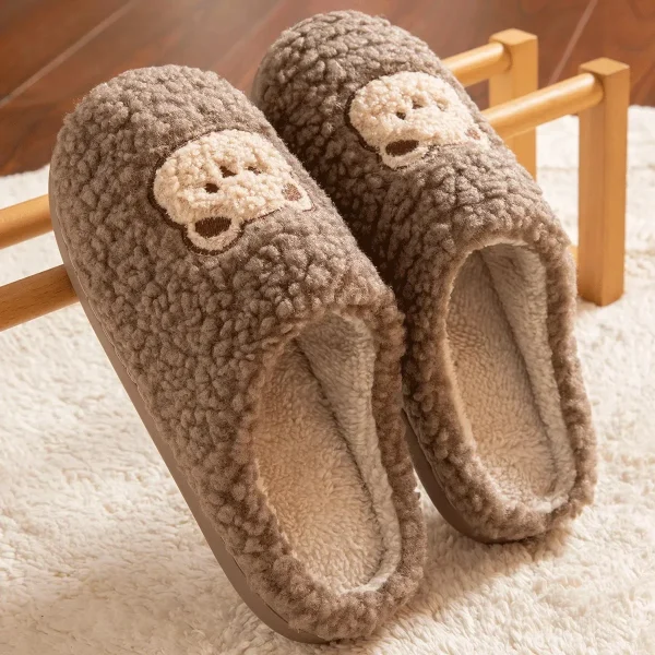 chaussons rigolos homme chaud peluches