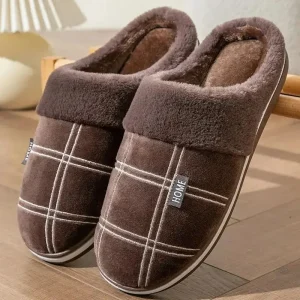 chaussons homme laine mouton