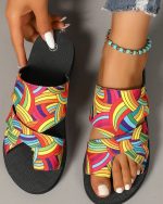 sandales femme couleur flash