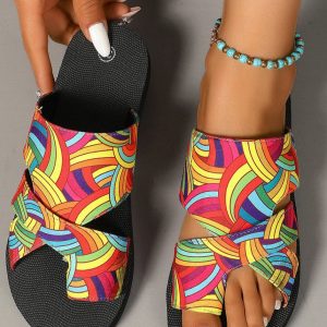 sandales femme couleur flash