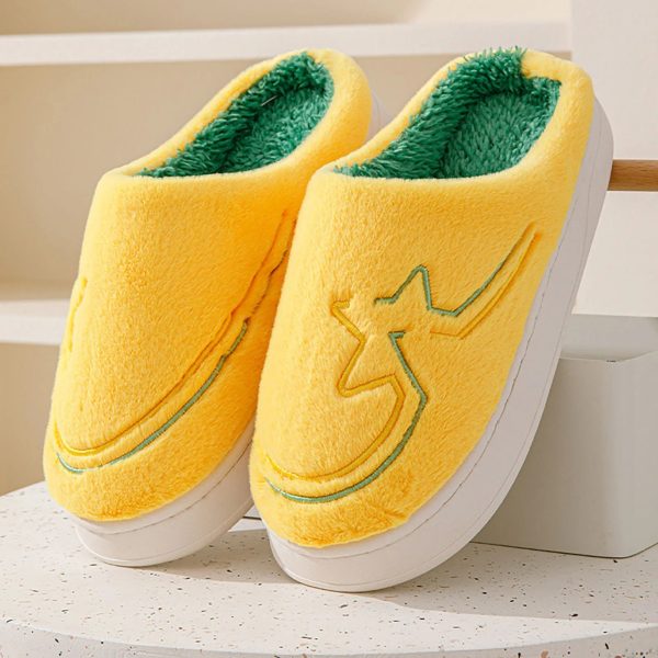Chaussons mules | Etoile jaune