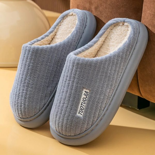 Chaussons mules homme Tuotuojia bleu