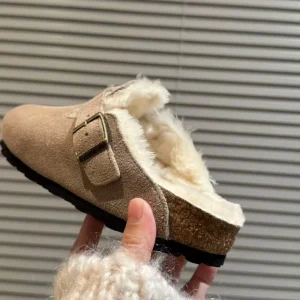 Chaussons homme en peau de mouton