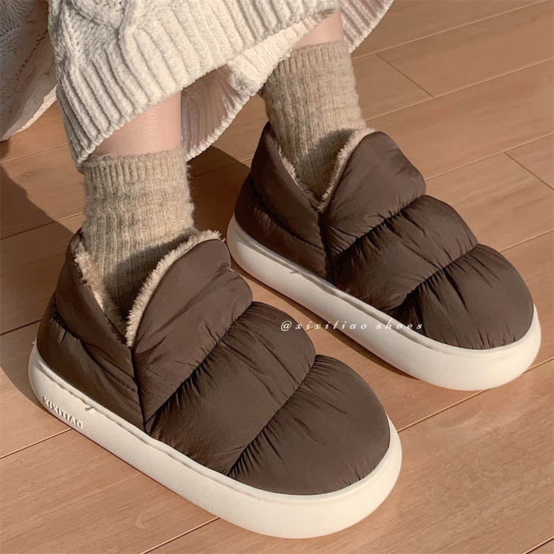 plush chaussons homme