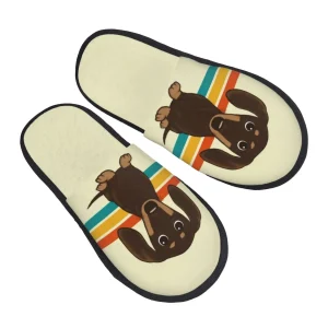 chausson teckel avec oreilles longues