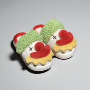 chaussons clown colorés