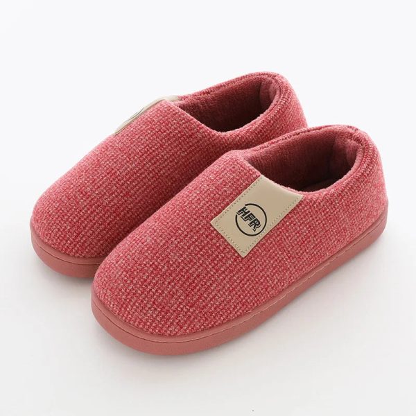 Chaussons charentaises classique rouge élégants