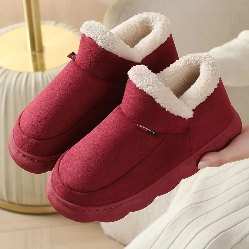 chaussures cocooning fun rouges pour homme