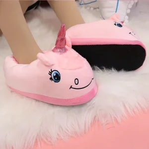 chausson licorne rose enfant