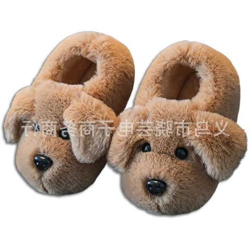 chausson peluche chien
