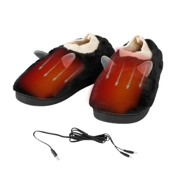 Chaussons chauffants douillets pour grand froid