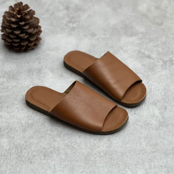 chaussons cuir pour homme modernes