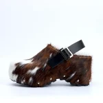 chaussons en laine femme