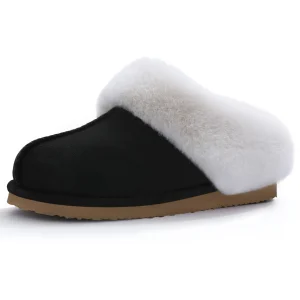 chaussons mules fourrées femme cosy