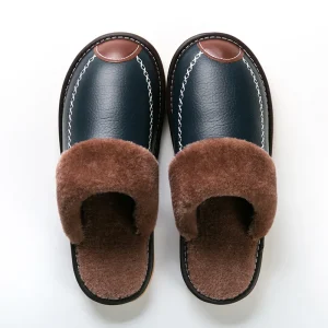 chaussons cuir homme design moderne chic
