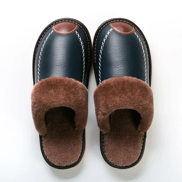 chaussons cuir homme design moderne chic