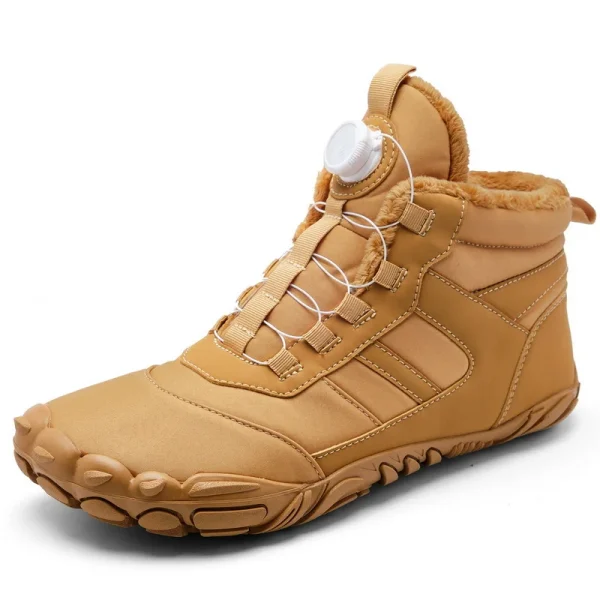 chaussons de ski imperméables beiges unisexe