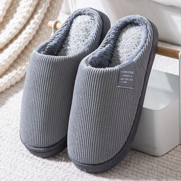 Chaussons d’hiver homme bien chauds