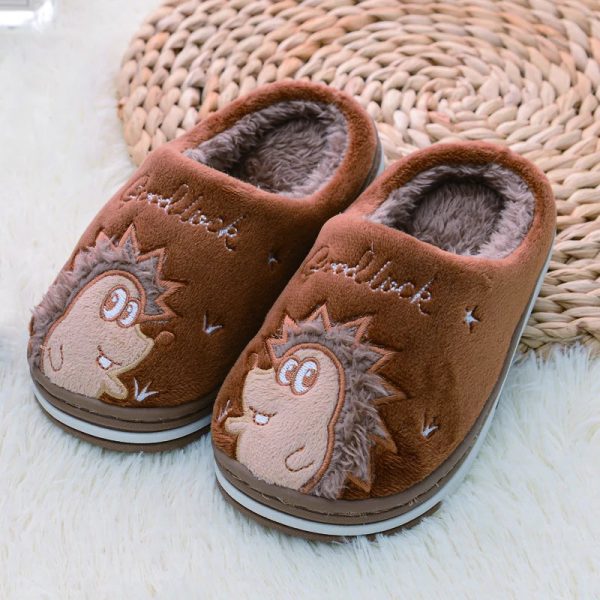 Chaussons mules hérisson marron garçon